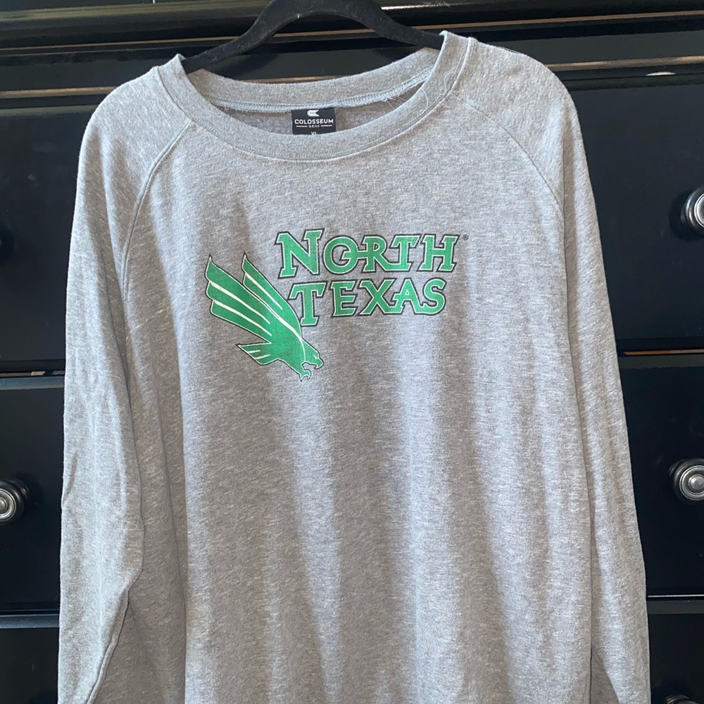 Gray UNT Pullover